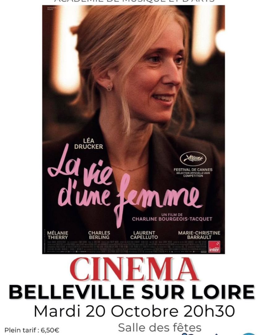 🎬 NOUVELLE SÉANCE DE CINÉMA. 📅 mardi 20 octobre à 20h30 📖 Synopsis Gabrielle se consacre…